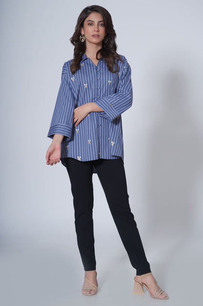 Stitched 1 Piece Yarn Dyed Top