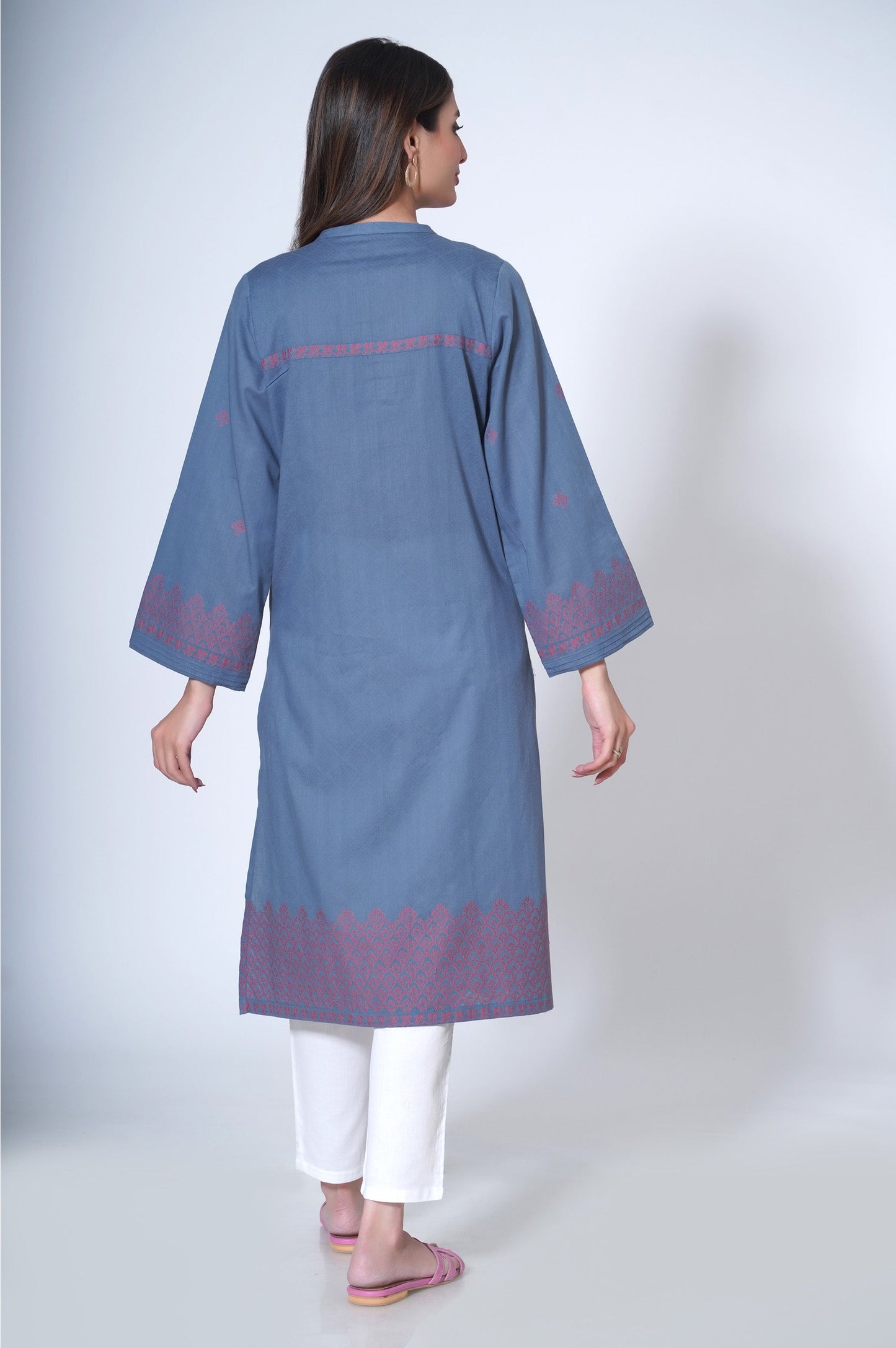 Stitched 1 piece Composed Jacquard Shirt