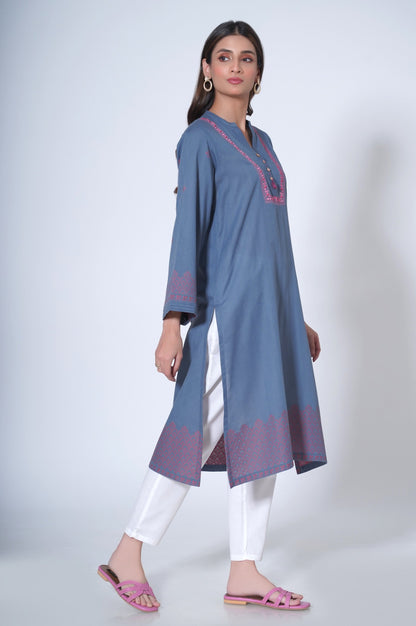 Stitched 1 piece Composed Jacquard Shirt