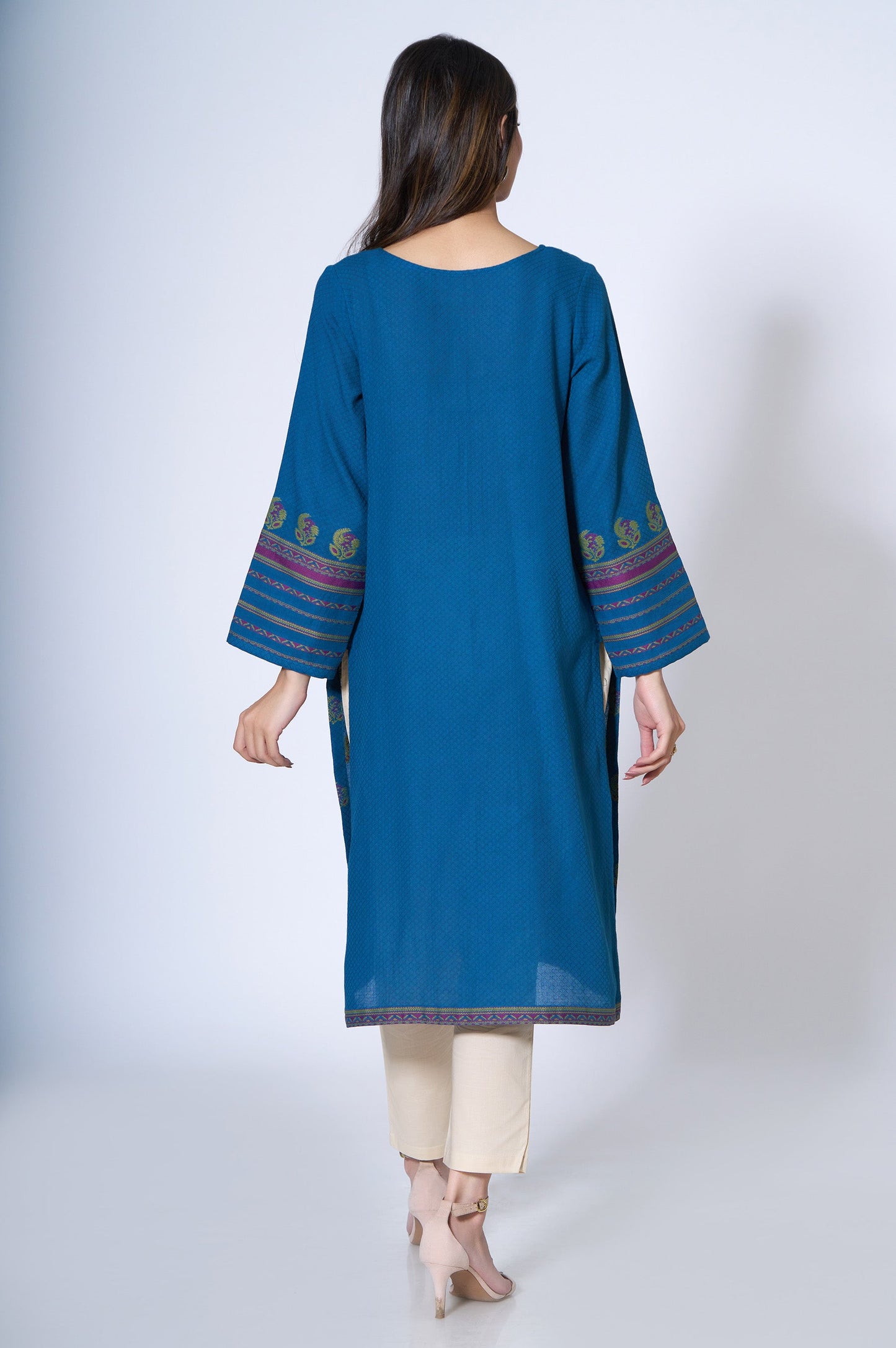 Stitched 1 piece Composed Jacquard Shirt