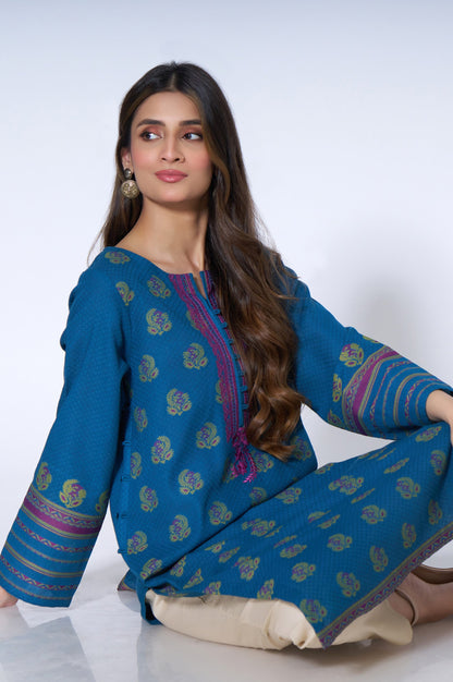 Stitched 1 piece Composed Jacquard Shirt