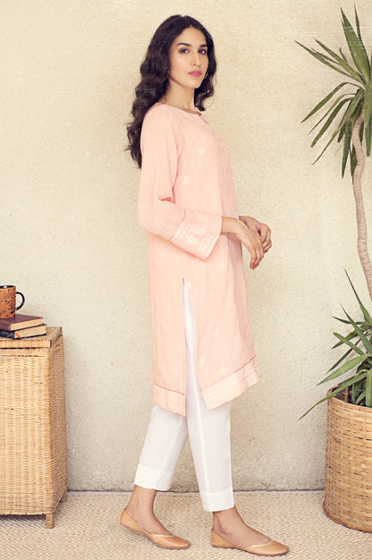 Stitched 1 Piece Yarn Dyed Jaquard Shirt