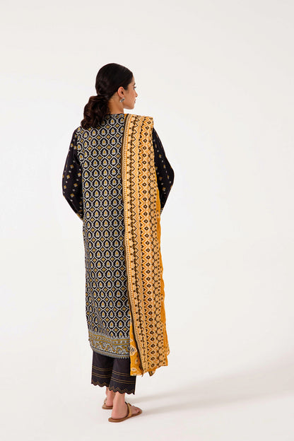 Stitched 3 Piece Dyed Jacquard Suit