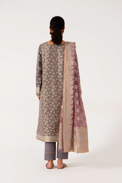 Stitched 3 Piece Dyed Jacquard Suit