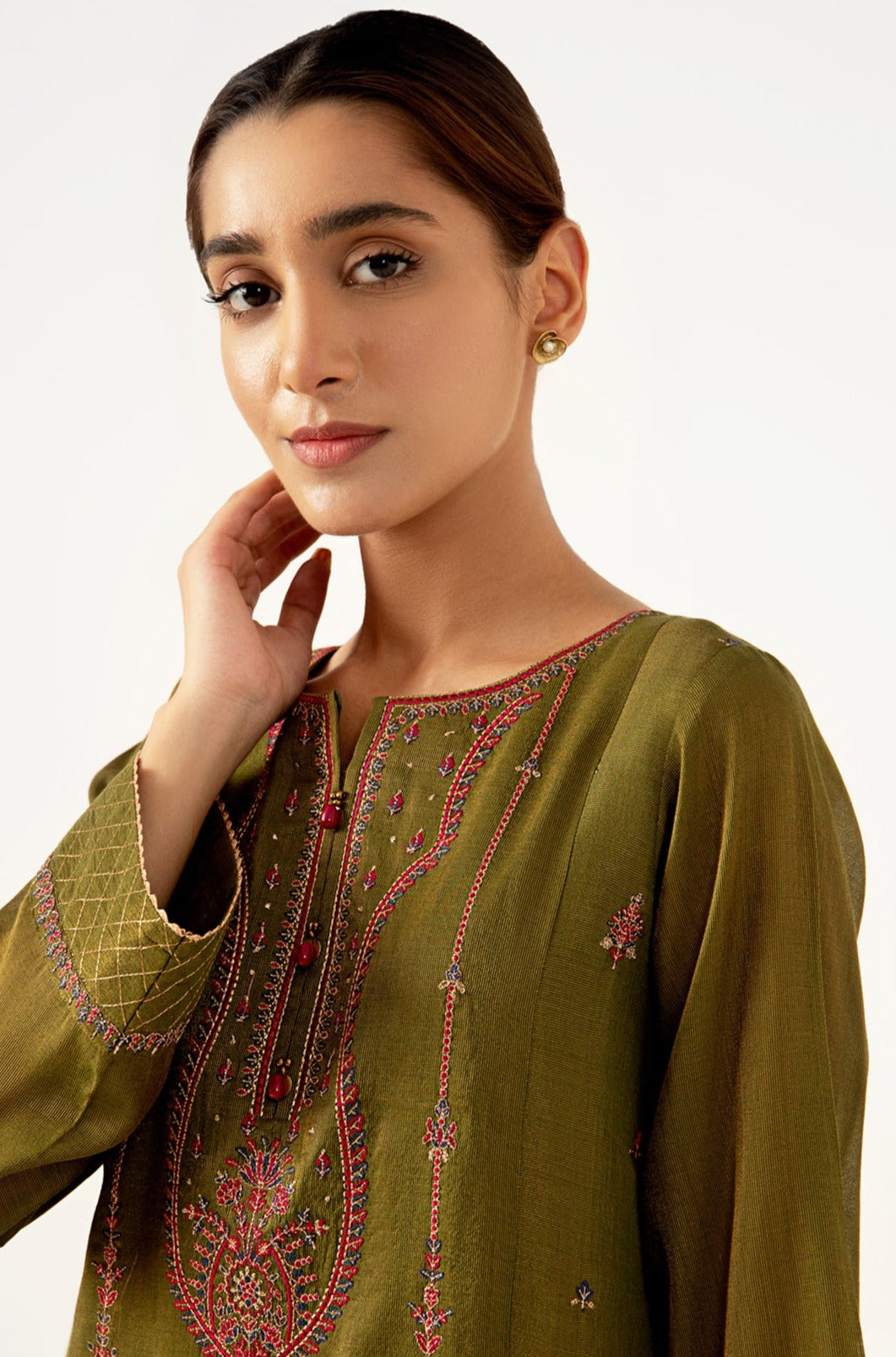 Stitched 2 Piece Mysuri Embroidered Outfit