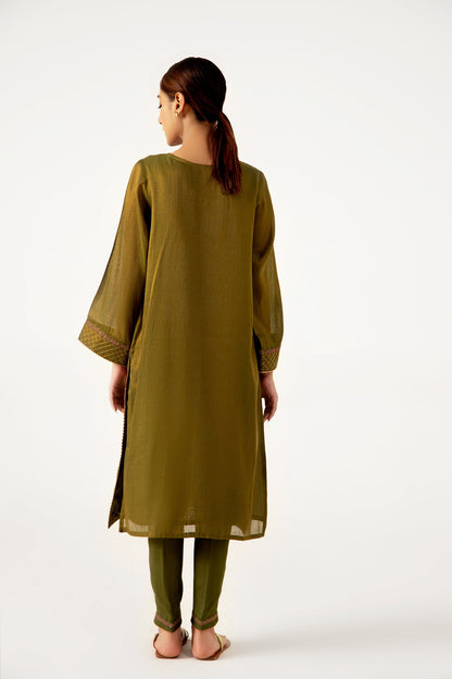 Stitched 2 Piece Mysuri Embroidered Outfit