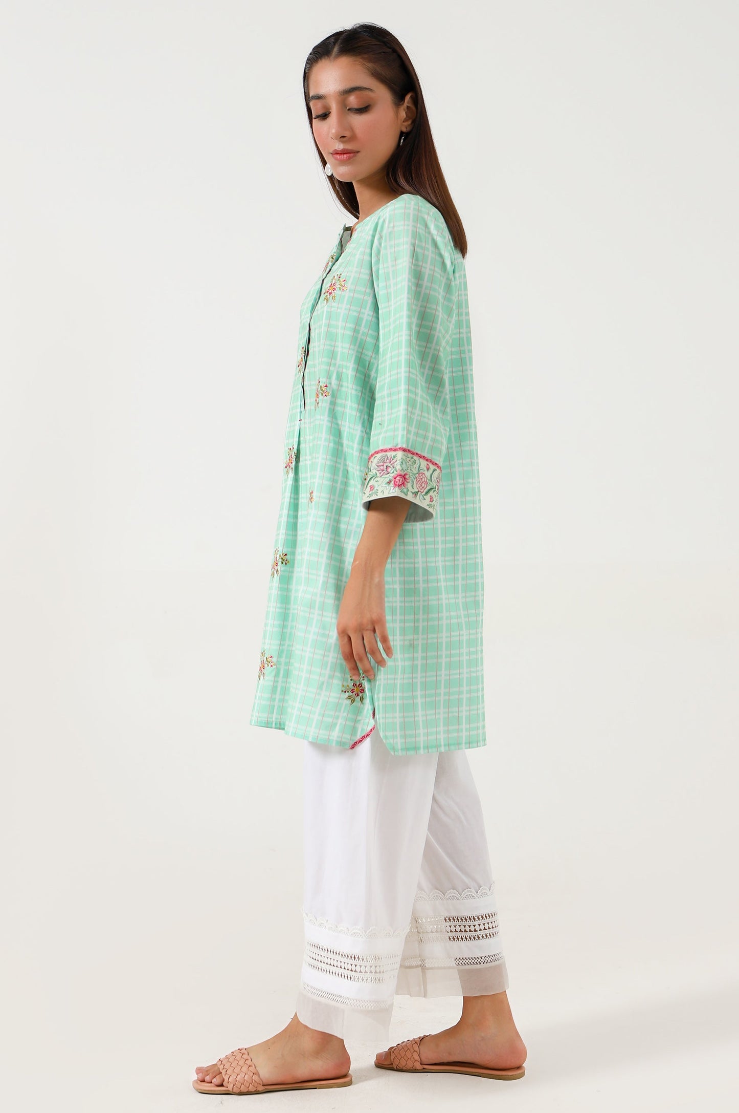 Stitched 1 Piece Embroidered Lawn Shirt