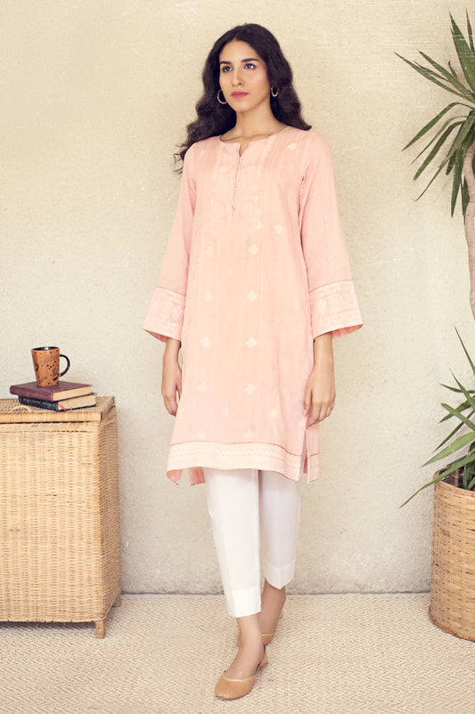 Stitched 1 Piece Yarn Dyed Jaquard Shirt