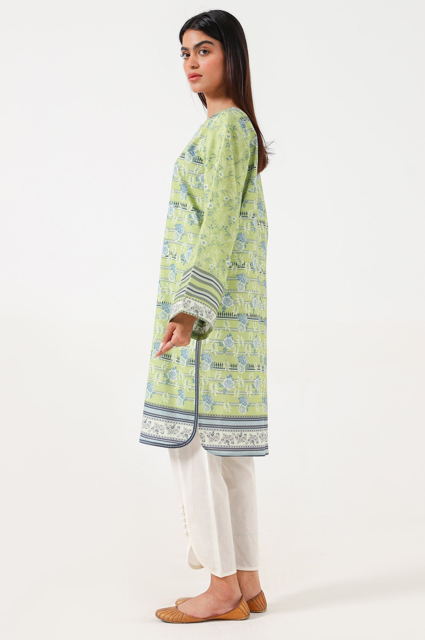 Stitched 1 Piece Digital Printed Lawn Shirt