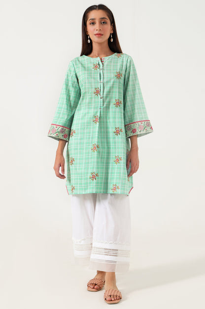 Stitched 1 Piece Embroidered Lawn Shirt