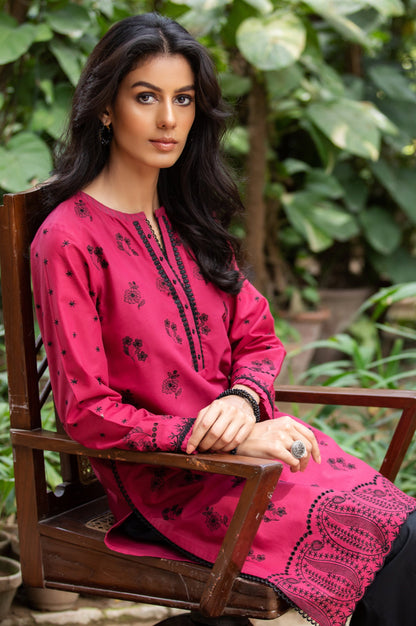 Stitched 1 Piece Chikankari Cambric Shirt