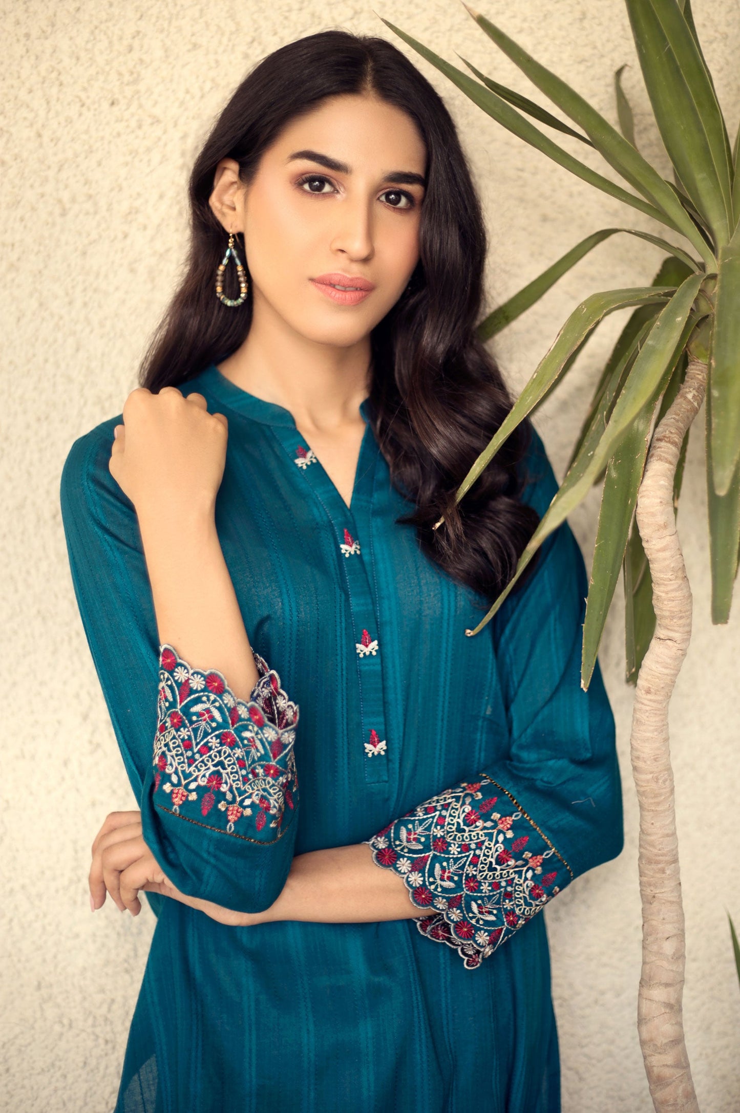 Stitched 1 Piece Embroidered Shirt