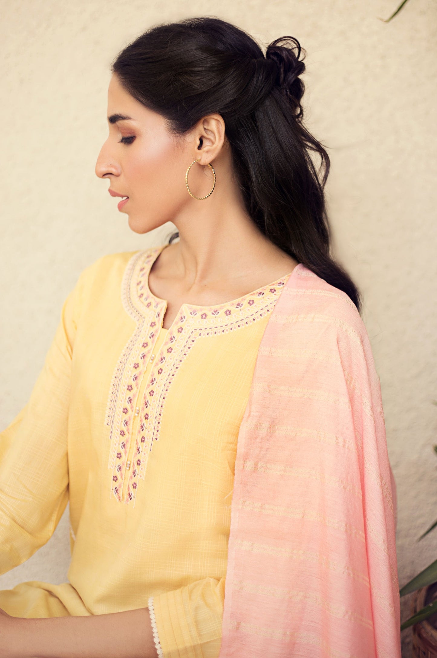 Stitched 2 Piece Embroidered Suit