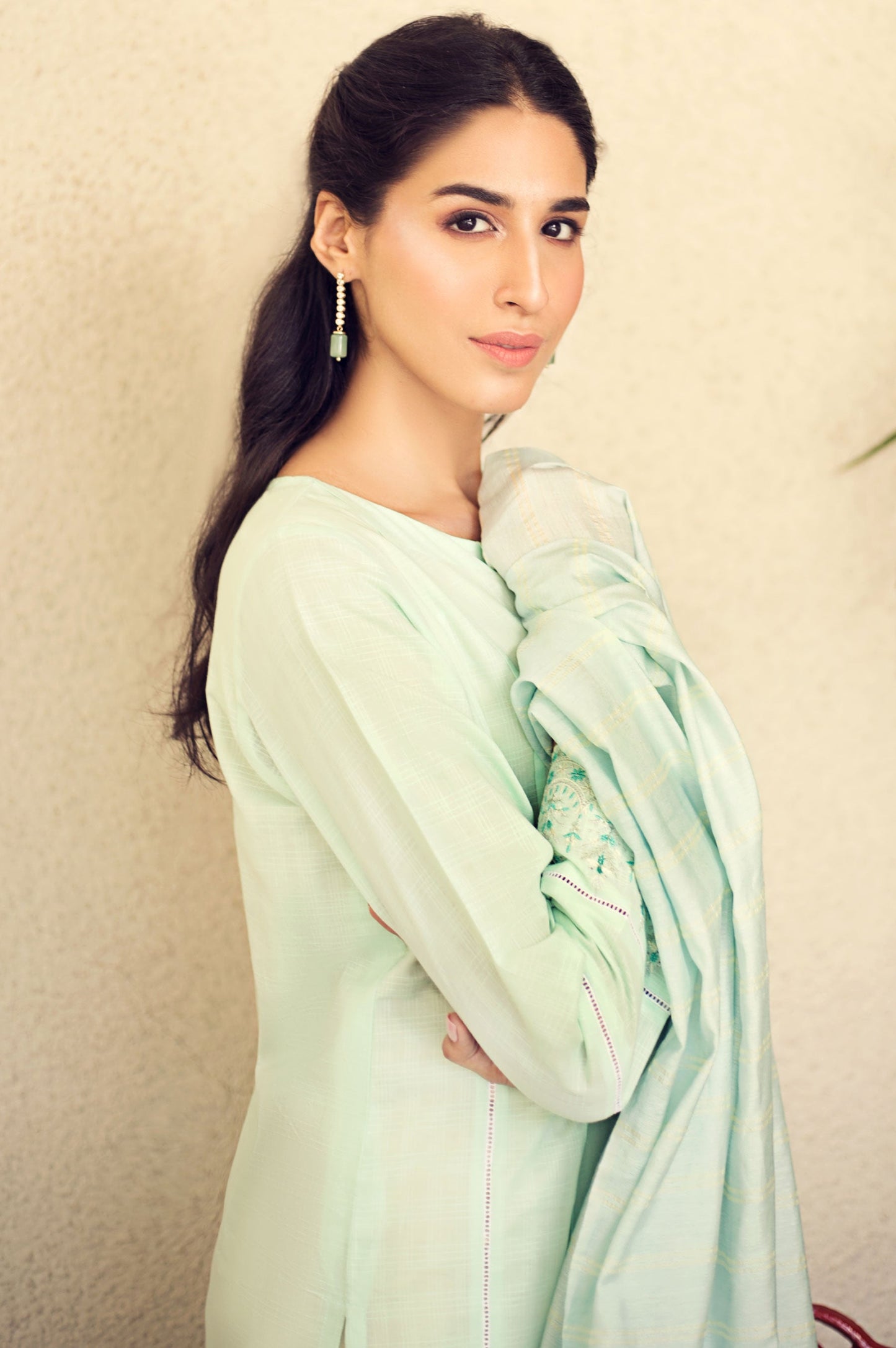 Stitched 2 Piece Embroidered Suit