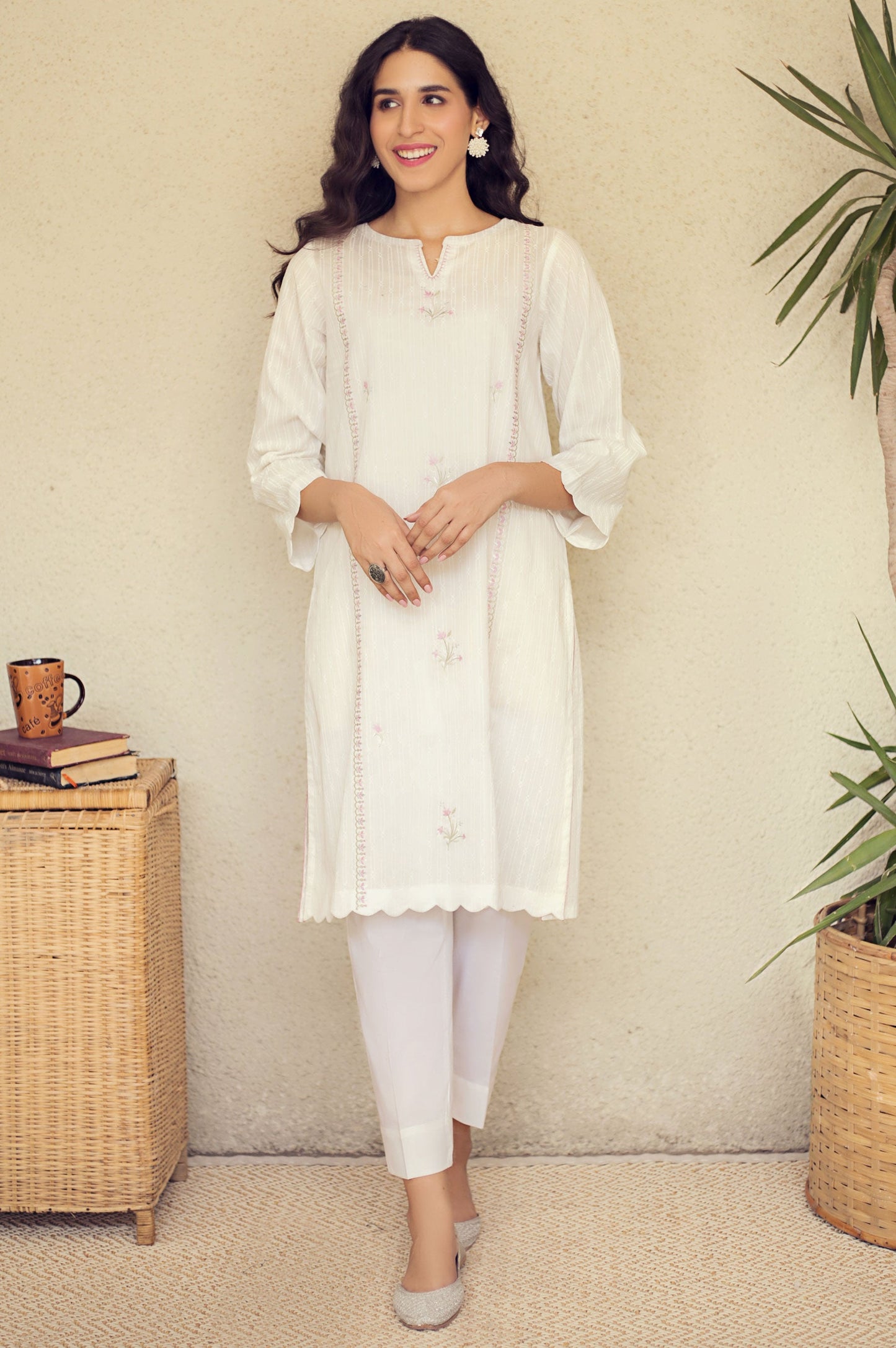 Stitched 1 Piece Embroidered Shirt