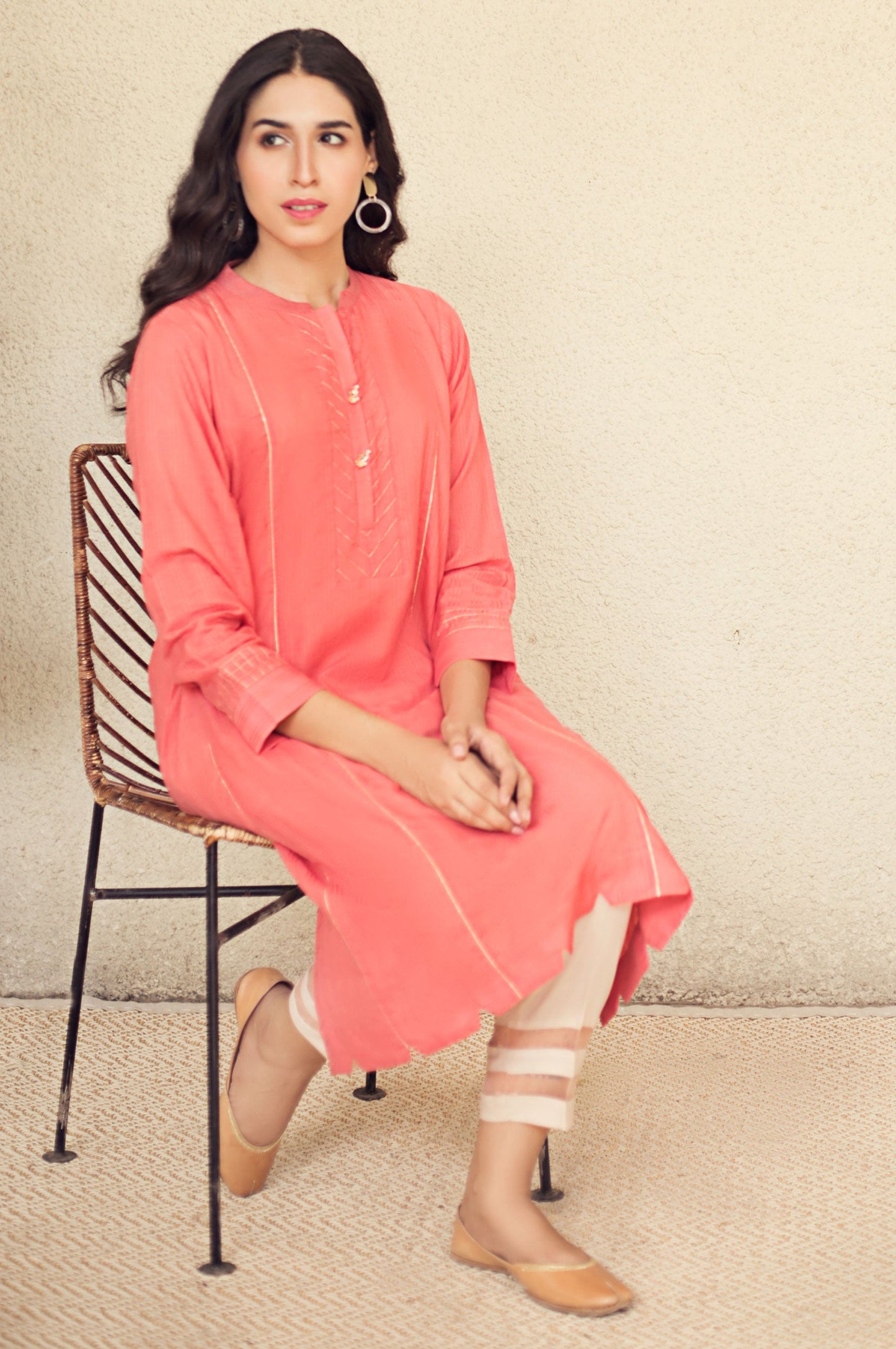 Stitched 1 Piece Embellished Shirt