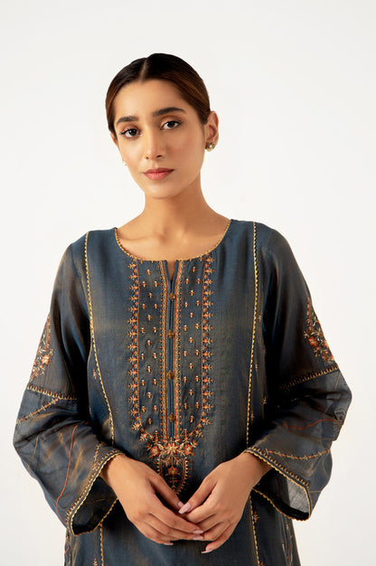 Stitched 2 Piece Mysuri Embroidered Outfit