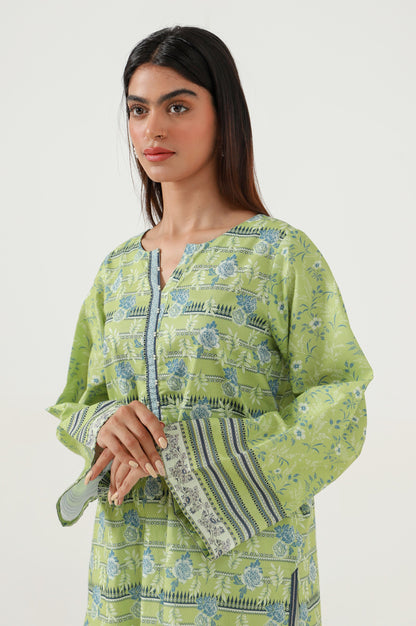 Stitched 1 Piece Digital Printed Lawn Shirt