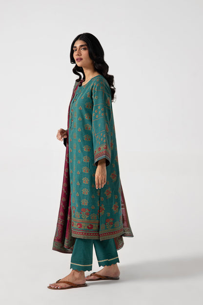 Stitched 3 Piece Dyed Jacquard Suit