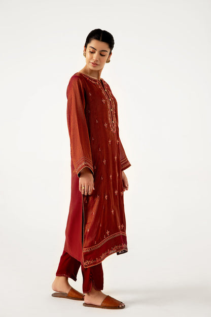 Stitched 2 Piece Mysuri Embroidered Outfit