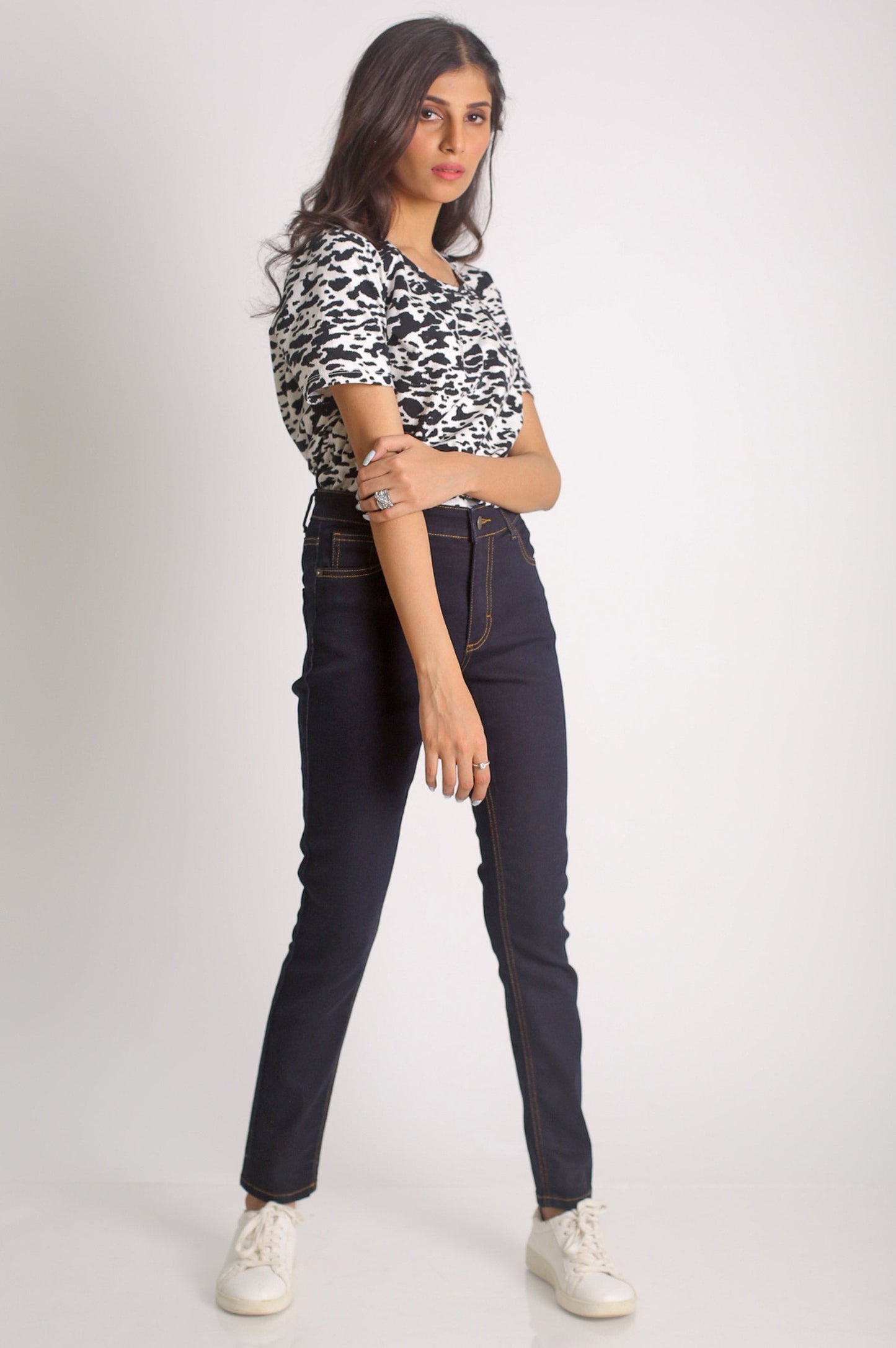 Slim Fit Denim Pants - Indigo