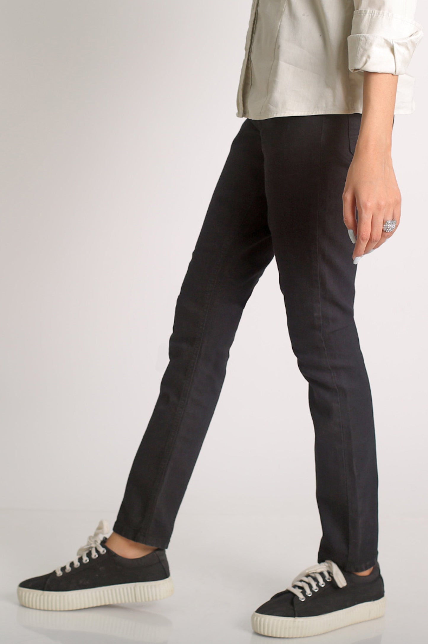 Skinny Fit Jegging Pants - Indigo