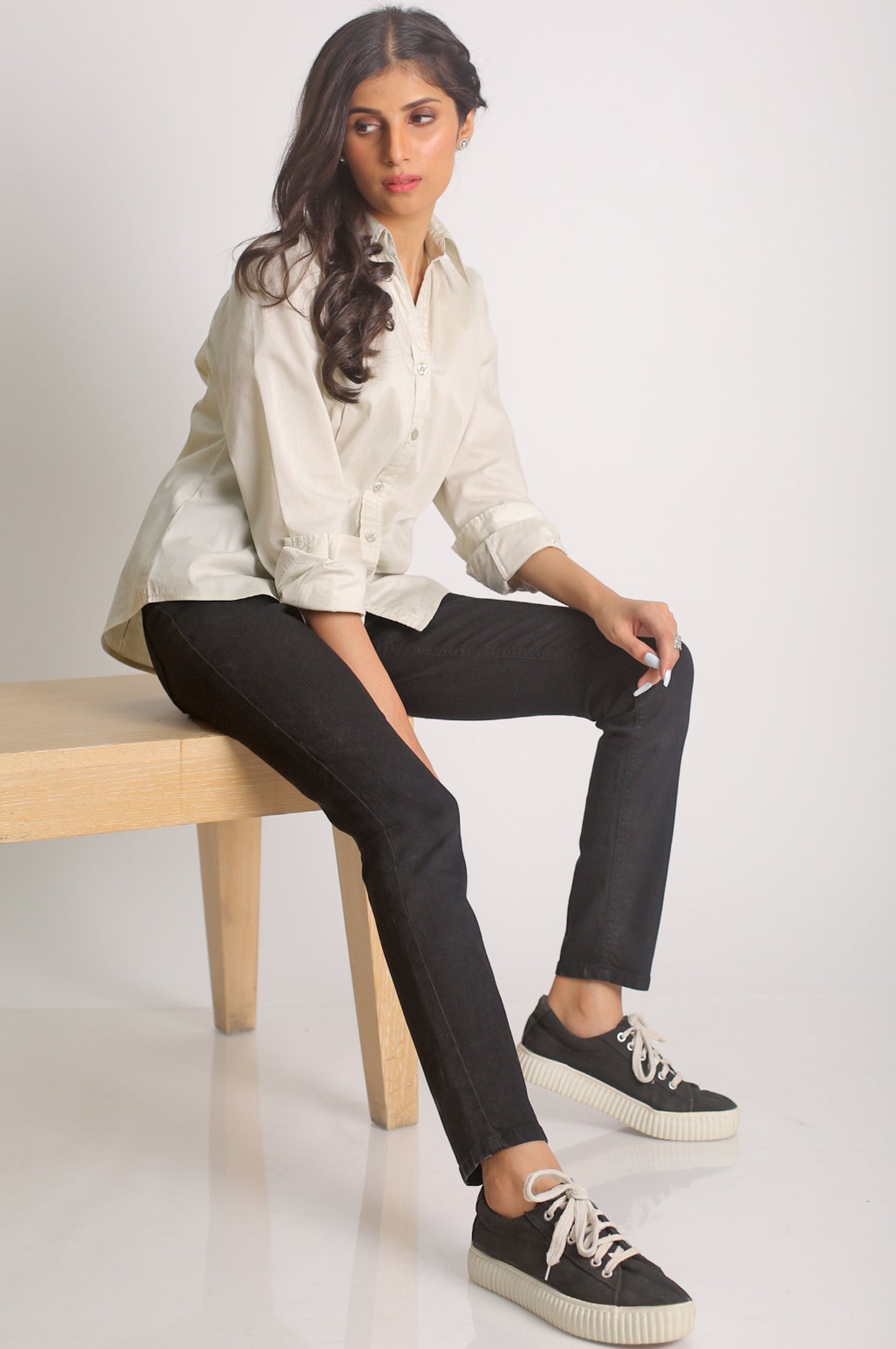 Skinny Fit Jegging Pants - Indigo