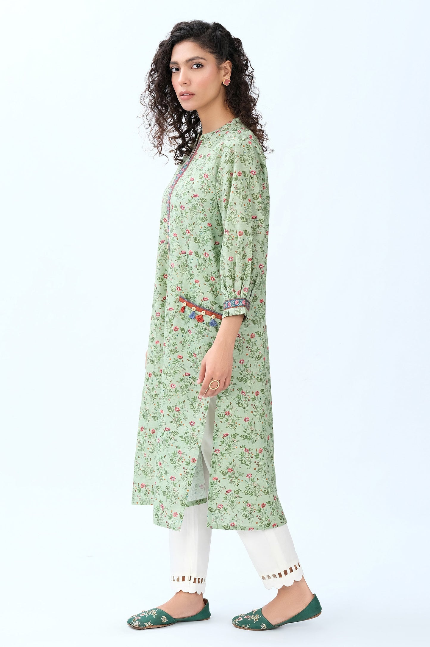 Stitched 1 Piece Digital Printed Khaddar Shirt