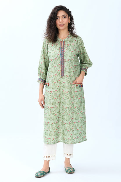 Stitched 1 Piece Digital Printed Khaddar Shirt
