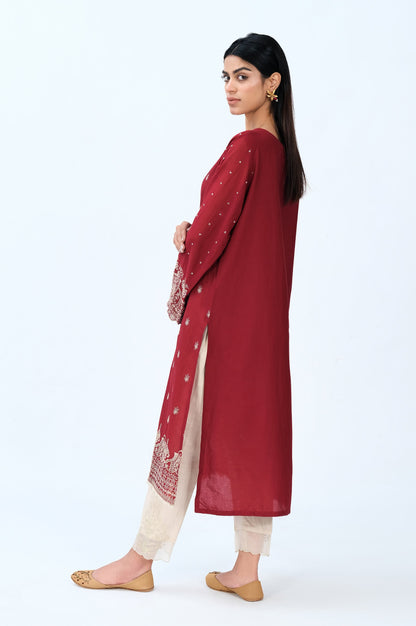 Stitched 1 Piece Chikankari Lawn Shirt