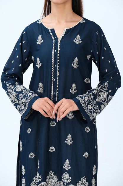 Stitched 1 Piece Chikankari Lawn Shirt