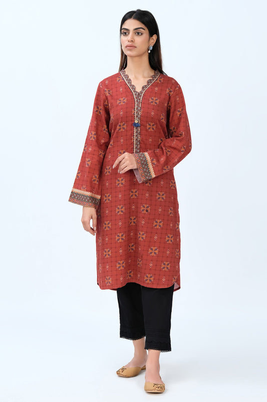 Stitched 1 Piece Digital Printed Cottel Shirt