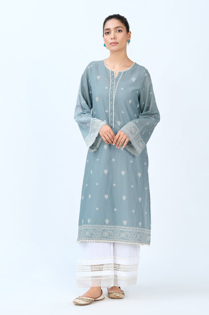 Stitched 1 Piece Chikankari Lawn Shirt