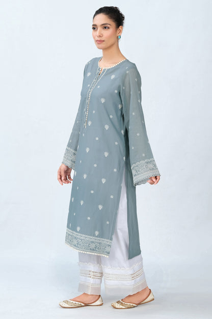 Stitched 1 Piece Chikankari Lawn Shirt