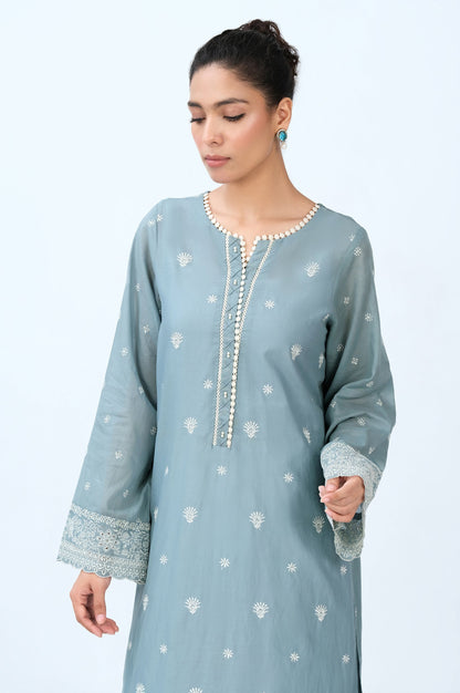 Stitched 1 Piece Chikankari Lawn Shirt