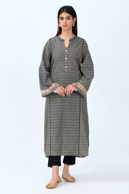 Stitched 1 Piece Digital Printed Khaddar Shirt