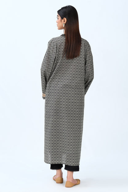 Stitched 1 Piece Digital Printed Khaddar Shirt