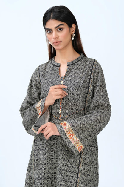 Stitched 1 Piece Digital Printed Khaddar Shirt