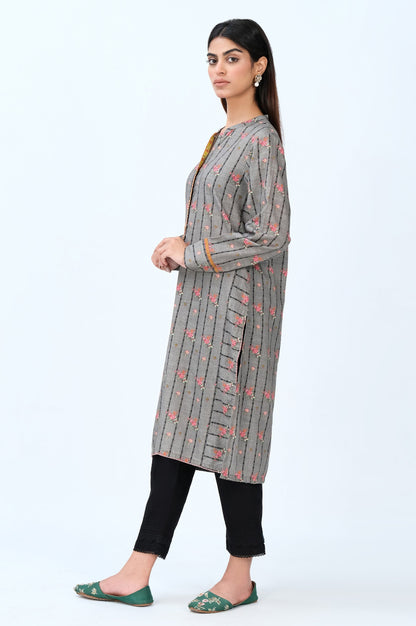 Stitched 1 Piece Digital Printed Khaddar Shirt