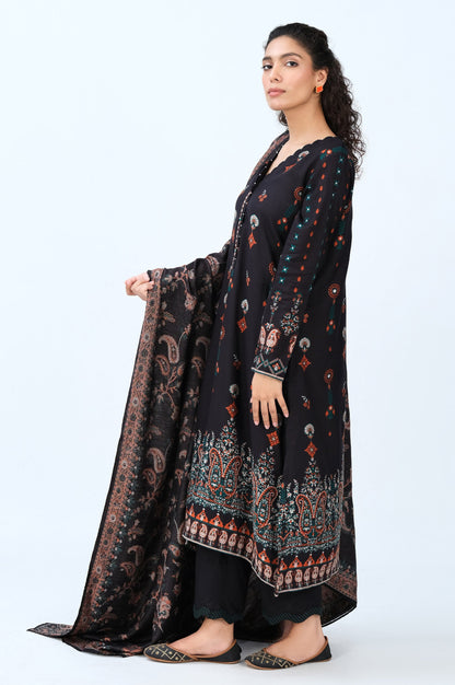 Stitched 3 Piece Yarn Dyed Jacquard Suit