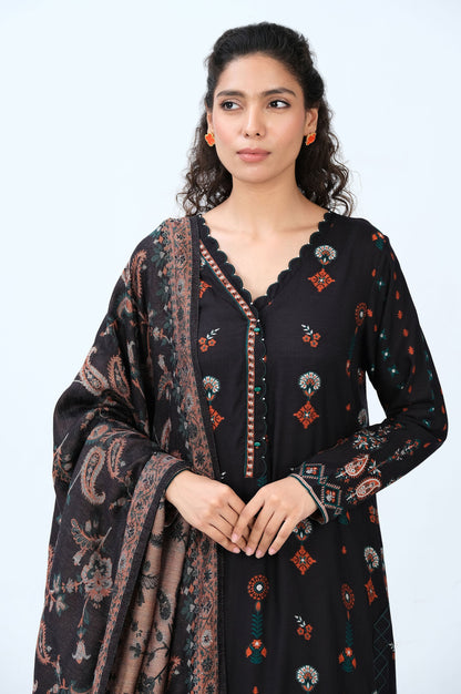 Stitched 3 Piece Yarn Dyed Jacquard Suit