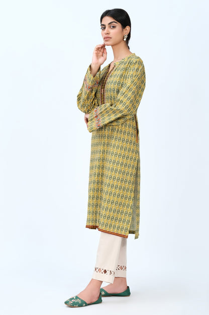 Stitched 1 Piece Digital Printed Khaddar Shirt