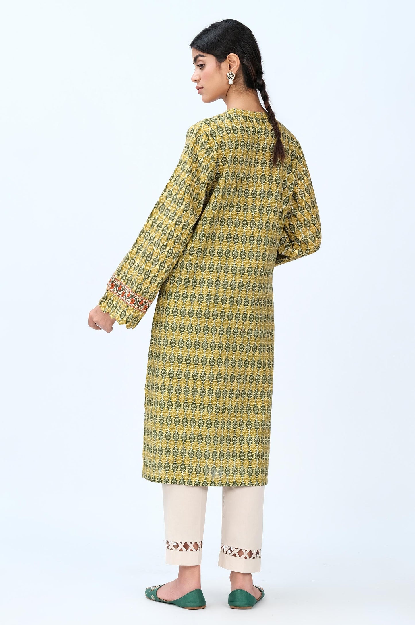 Stitched 1 Piece Digital Printed Khaddar Shirt