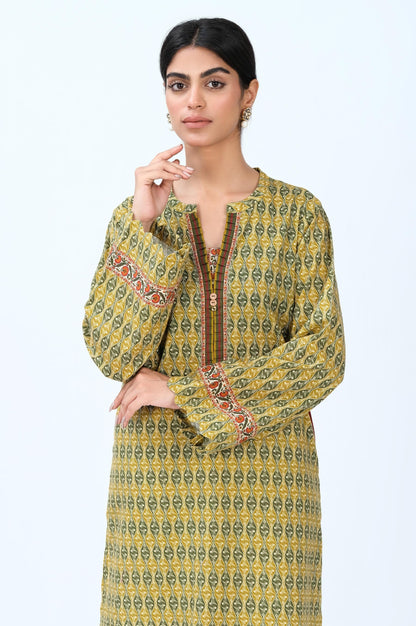 Stitched 1 Piece Digital Printed Khaddar Shirt