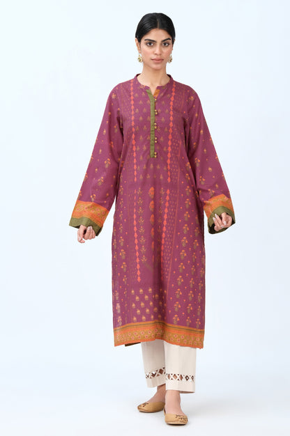 Stitched 1 Piece Digital Printed Khaddar Shirt