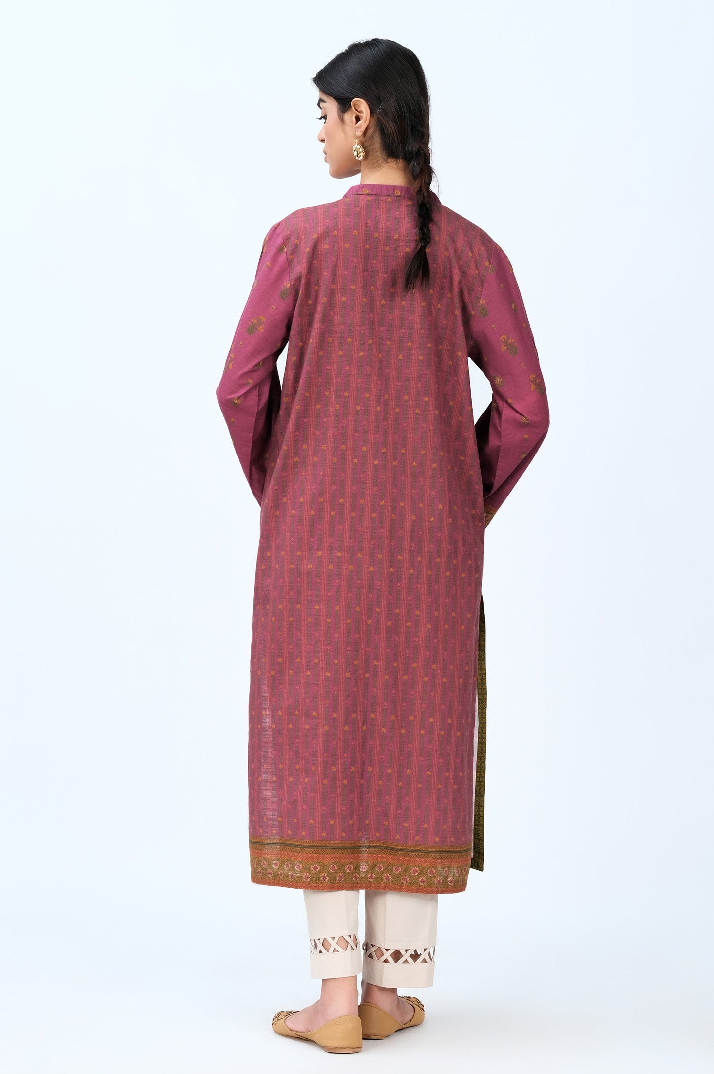 Stitched 1 Piece Digital Printed Khaddar Shirt