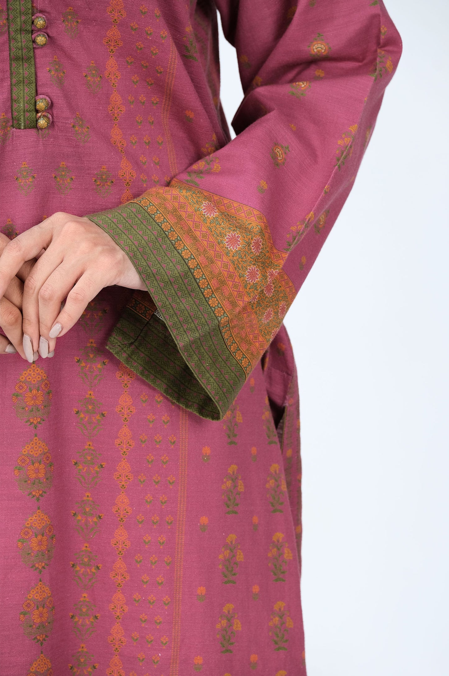 Stitched 1 Piece Digital Printed Khaddar Shirt