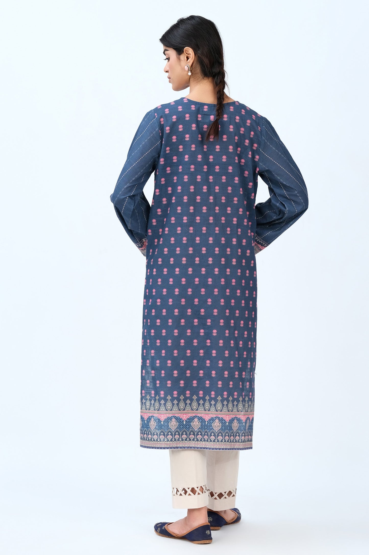 Stitched 1 Piece Digital Printed Khaddar Shirt