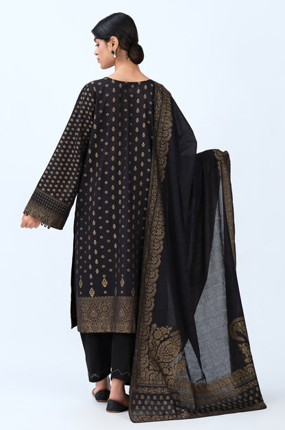 Stitched 3 Piece Yarn Dyed Jacquard Suit