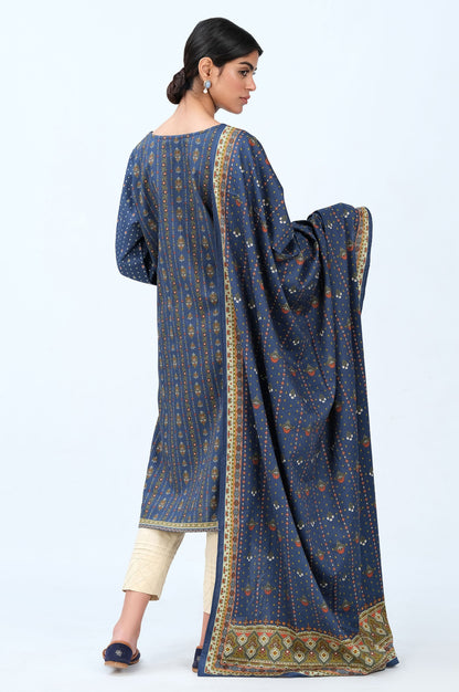 Stitched 2 Piece Printed Cottel Suit